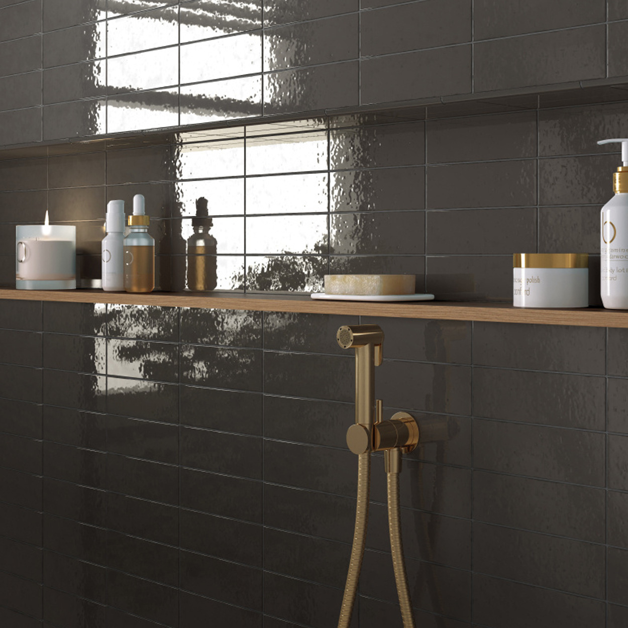 Equipe Ceramicas Kalma Mercury glans 6x18.6cm